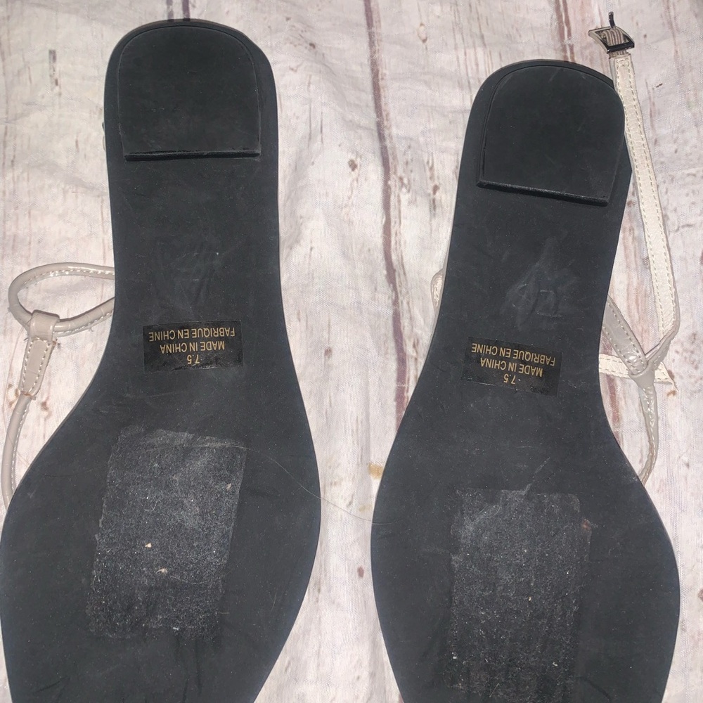 Jeffrey Campbell Boca thin strap sandal gray 7.5 - Picture 5 of 5